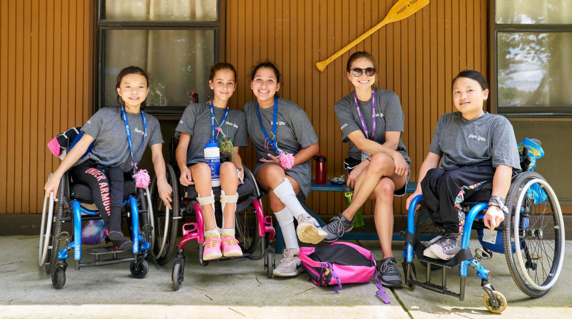 Campers building friendships at Camp Twin Lakes
